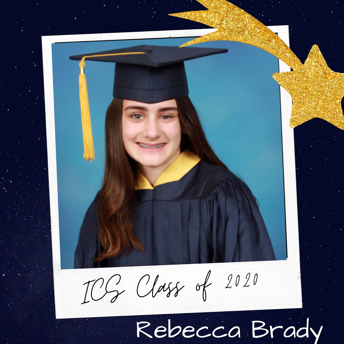 mrsdangelo_ICS's tweet image. We continue the #Classof2020 spotlights today with Rebecca Brady! Rebecca’s commitment to service and academics is second to none. And, she is also one of the ICS Brady Bunch! Congrats on all of your achievements! Your ICS family is proud of you! #GreatGrad🎓 @icschool_online