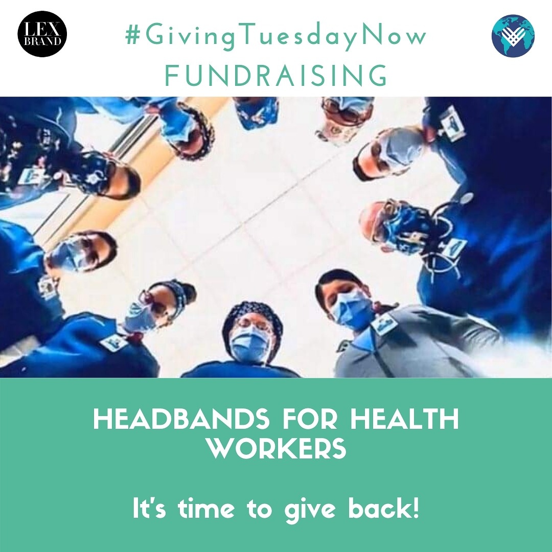 lexbrandshop's tweet photo. It's #givingtuesdaynow! We know that our #healthcareworkers deserve better. We are a small local business, currently creating 120 handmade #headbands to ease the pain of the masks at the back of their ears. Please consider helping us, help others! https://t.co/UuqGvpebgv https://t.co/DeTET6xzdd