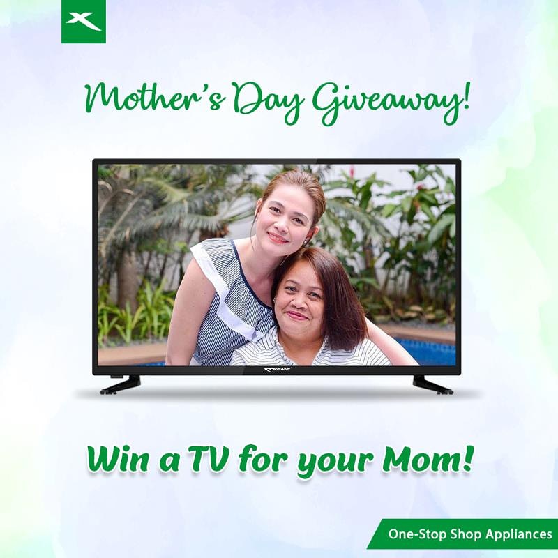 xtremeappliance's tweet photo. Mother’s day giveaway alert!

Without a doubt, our mothers are the best in their own way. Tell us why your mom is the best (ever!) and get a chance to win a brand new XTREME 32” TV! https://t.co/COTXMqB8pK