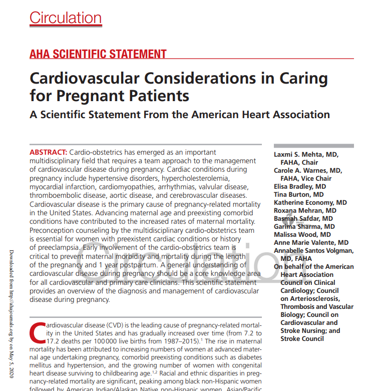DrTochiOkwuosa's tweet photo. Very useful and important document. Great illustrations that make it easy to read. Congrats! @DrLaxmiMehta @avolgman and team.
#heartdisease #pregnancy #cardiovasc #AHA
@RushDOIM @rushhospitalmed @RushUniversity @OhioState https://t.co/PpepW8cayf