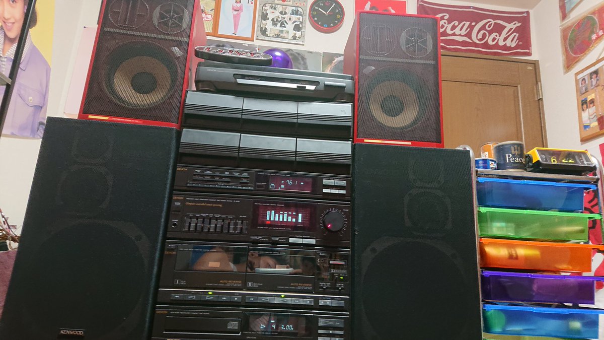 80年代 ミニコンポ ONKYO ラディアン 昭和40年代男 要修理 ジャンク品