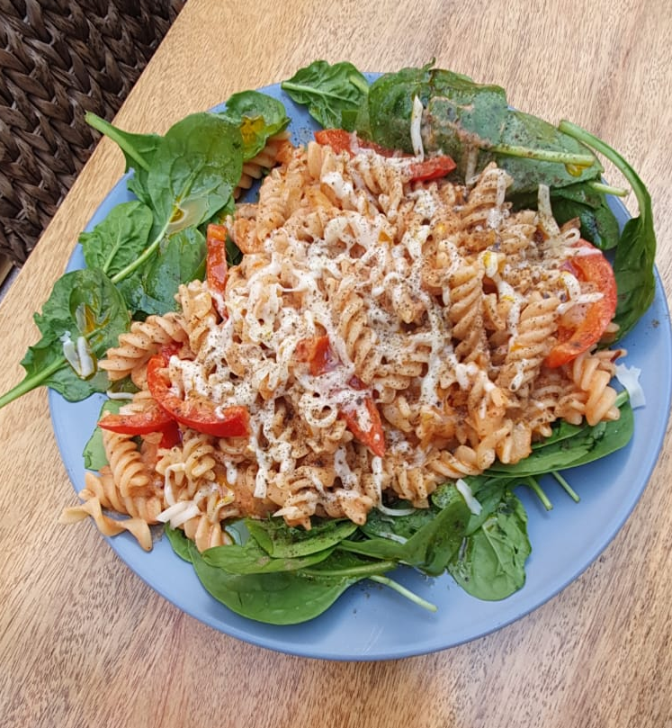Origin8delicafe's tweet photo. I'm not the only one worrying about 'lockdown lard', just under half of Brits surveyed saying that weight gain is a major concern during these unprecedented times Here's a delicious and nutritious recipe as cooked by Hayley, our super-cook-cafe-manager! 
https://t.co/TuLPIwKYz5 https://t.co/vX5dNIxrz2