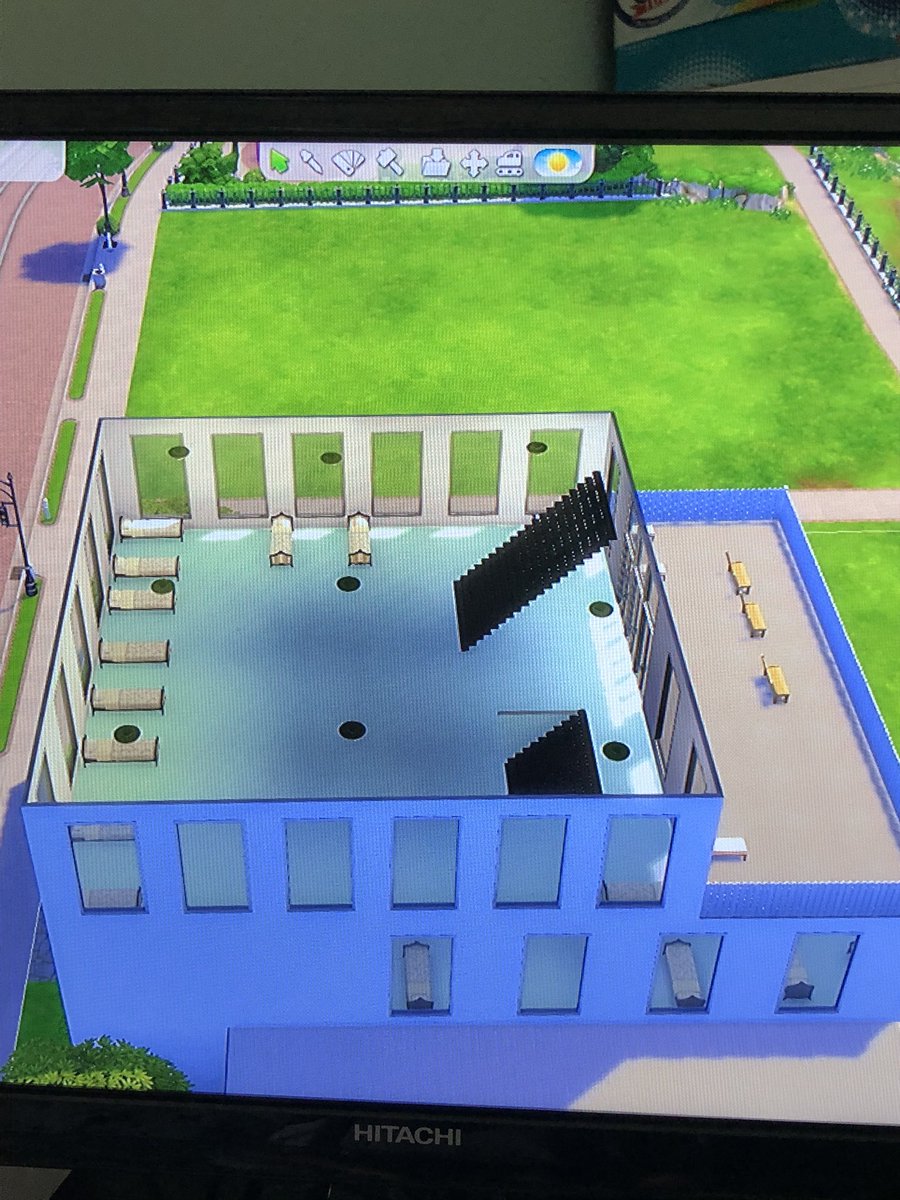 Kellyca41266738's tweet photo. Bit late but Betsy has completed yesterday’s Lego challenge to build a hospital on sims4 and it took her a while but it’s good!! It has 5 floors including a basement where the office are @MrWaltersDBPS @MissHowes2 #dbps30daylegochallenge https://t.co/NXBSn8k3EG