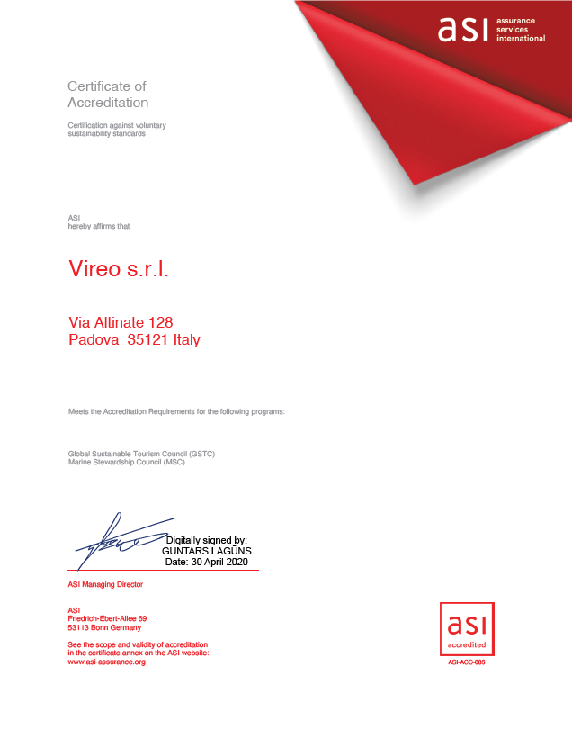Vireosrl's tweet photo. An important new milestone! @Vireosrl  is now @MSCecolabel COC accredited! Vireo ha ottenuto l'accreditamento Marine Stewardship Council COC! Un nuovo importante traguardo! Great Team work as always!

#sustainable #fish #seafood #fishing #MSC #certification @MSCinItalia https://t.co/lJaI90zWNf