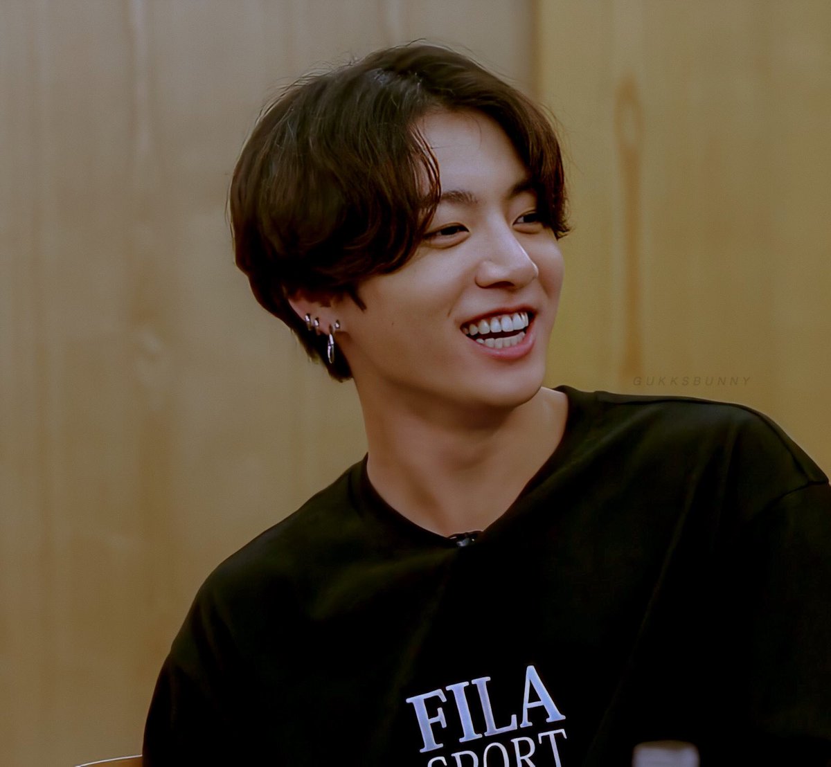 just jungkook looking so handsome and reaching peak happiness
