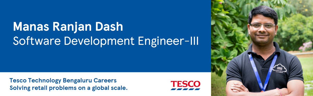 Tesco_Bengaluru's tweet photo. Meet @simplymanas Learner for Life, Community Champion, Tech Enthusiast and Software Development Engineer-III at Tesco Bengaluru with 12 years at Tesco &amp; some of the interesting work he is doing. Read his latest blog here - https://t.co/PZPhCtCiqQ #WeAreTesco #TescoTechnology https://t.co/vUM5Eot4g5