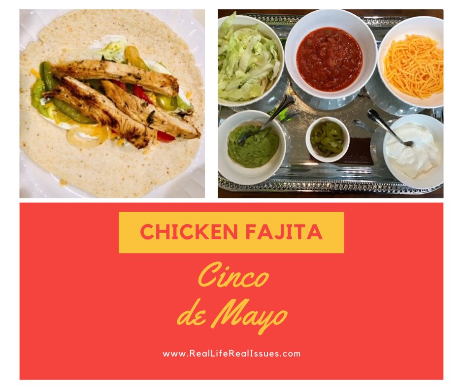 RealLifeRealIss's tweet photo. Happy Cinco de Mayo! Ditch the tacos for fajitas!

https://t.co/edudgMiMaI

#CincoDeMayo #Fajitas https://t.co/pJEGy18EXe