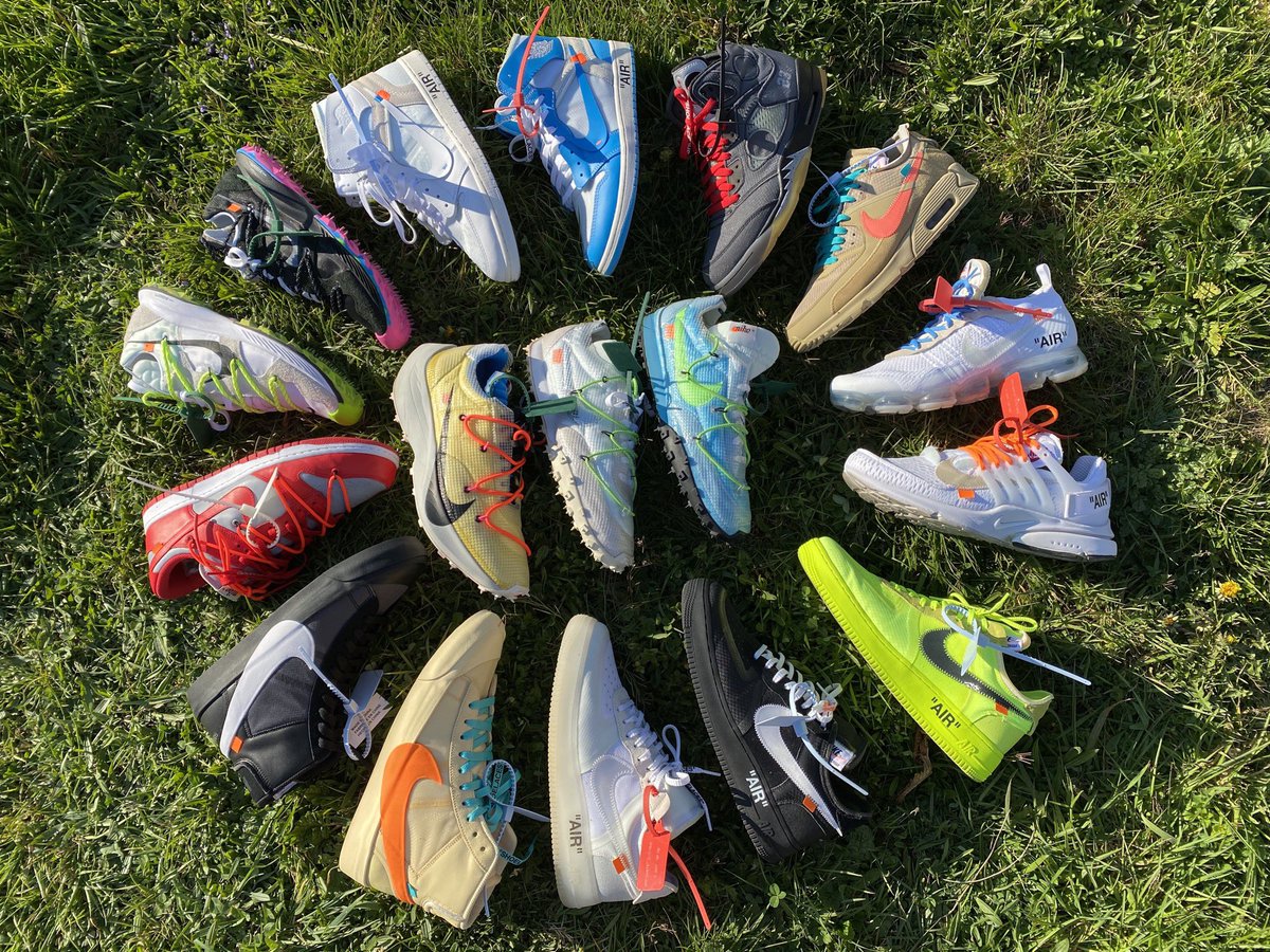 dj_poussin's tweet photo. @virgilabloh My OW Collection 🔥 https://t.co/7zndZwU4Dg