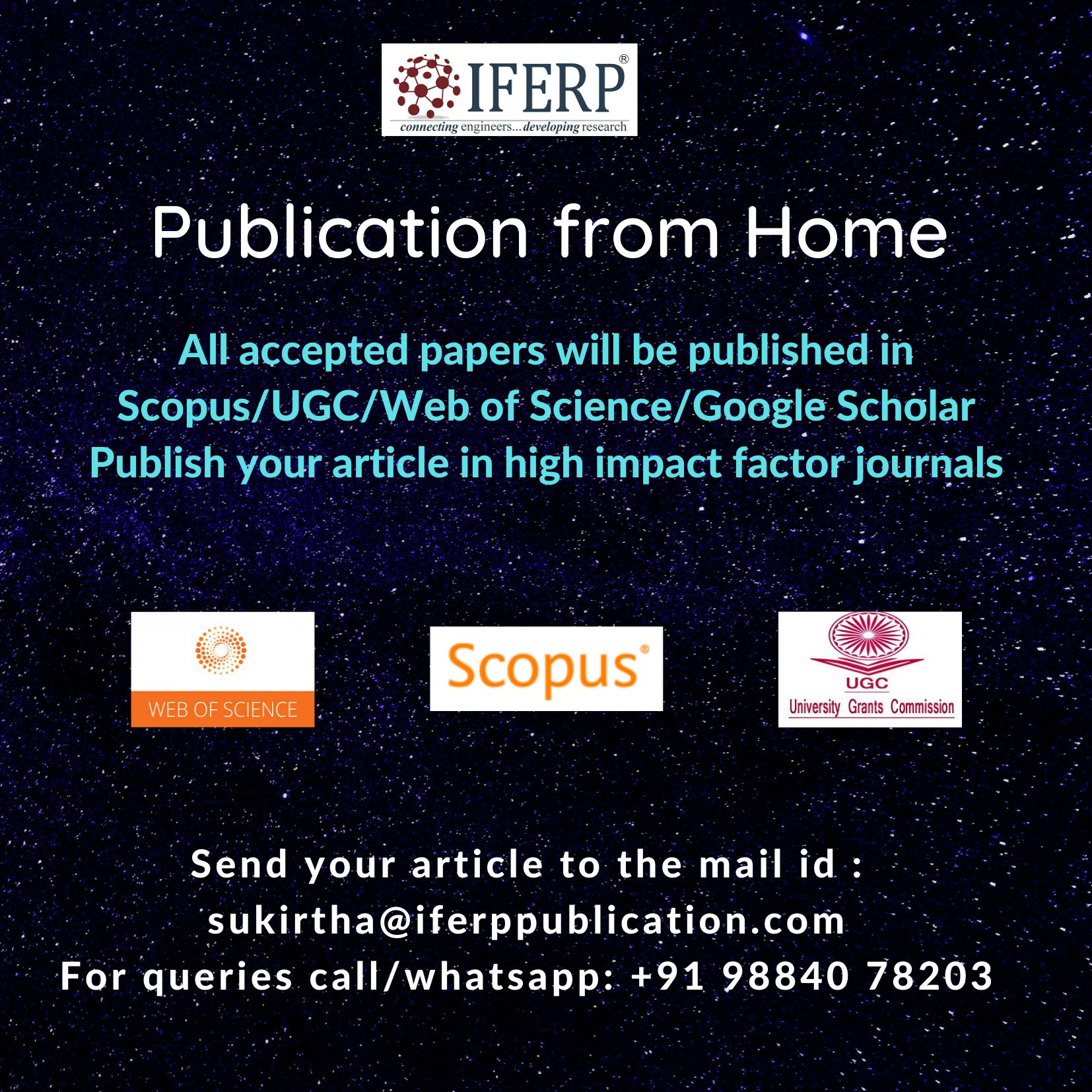 Sukirtha M on Twitter "Hello, Publication from home... opportunity to