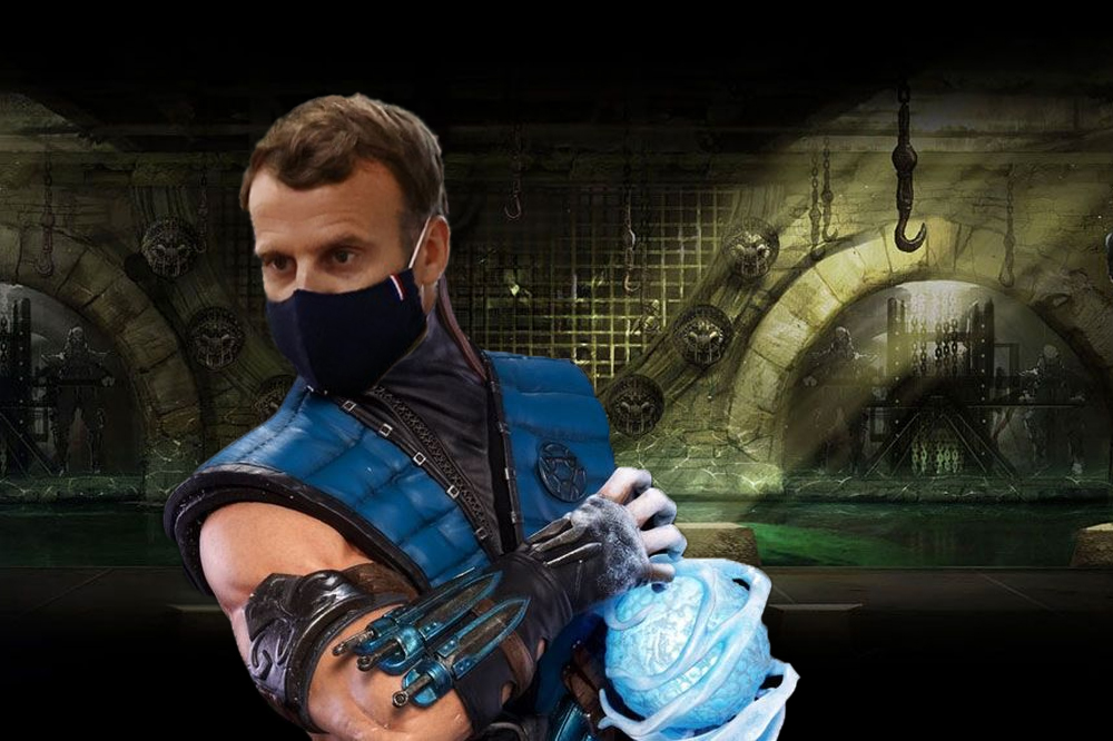 FlashSteelers's tweet photo. Nouveau perso dans Mortal Kombat : Makron

Capacité spéciale : gel des budgets https://t.co/jTD9Ai0QWE