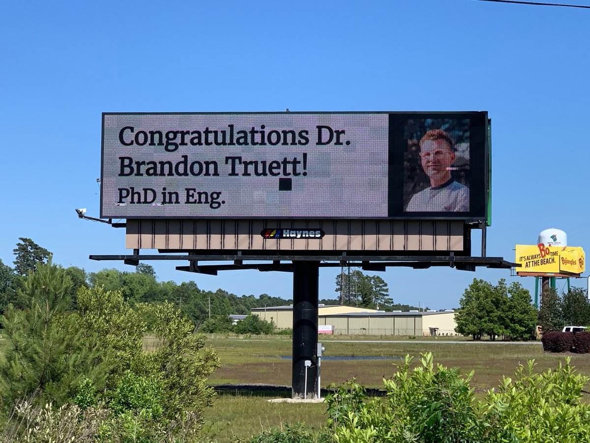 It felt weird, maybe even futile, to celebrate my achievement at home, esp as the pandemic exacerbates an already vanishing job market. But, I gotta say, this ostentatious display of support from my Dad, who didn't graduate high school, has got me feeling proud of myself today.