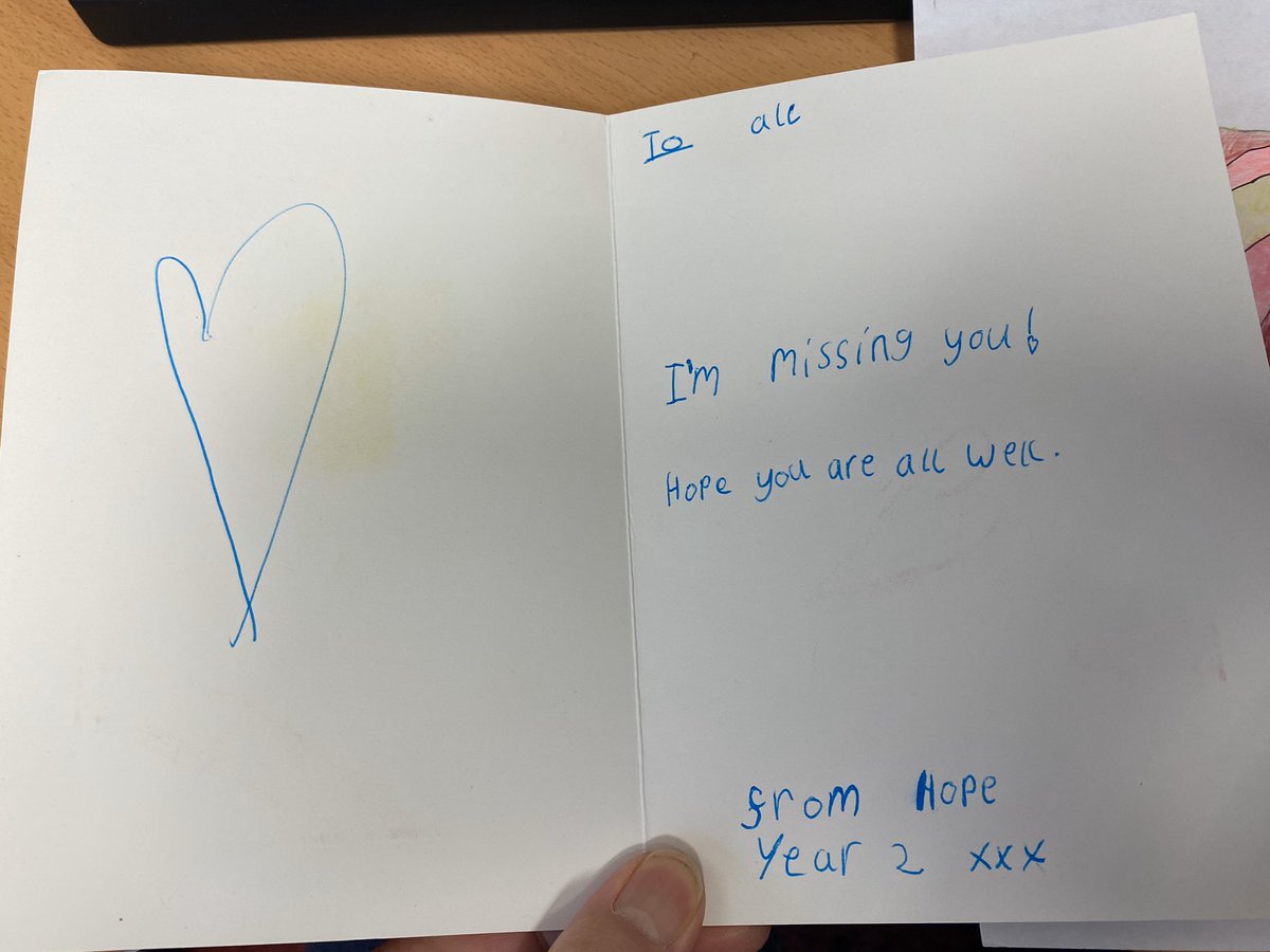 standrewsmajor's tweet photo. Thank you Hope for our card - it really cheered us up! #samsfamily https://t.co/ch1OzyJD45