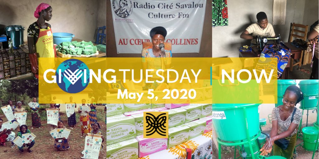ArodeDakar's tweet photo. #GivingTuesdayNow C'est aujourd'hui!  Rejoignez @BatongaFdn et faites-nous un don pour fournir aux filles des cours à la radio, des stations de lavage de mains et les aider dans la fabrication de savon et de masques,  dans 15 localités rurales du Bénin. https://t.co/mJ2nvS0VXb https://t.co/8yea6jx4dC