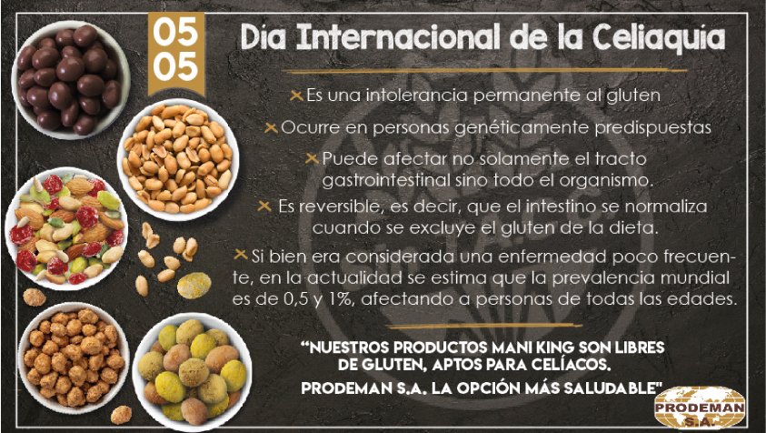 #Hoy es el Día del Celíaco, por eso queremos recordarles lo siguiente ❗👇💪
