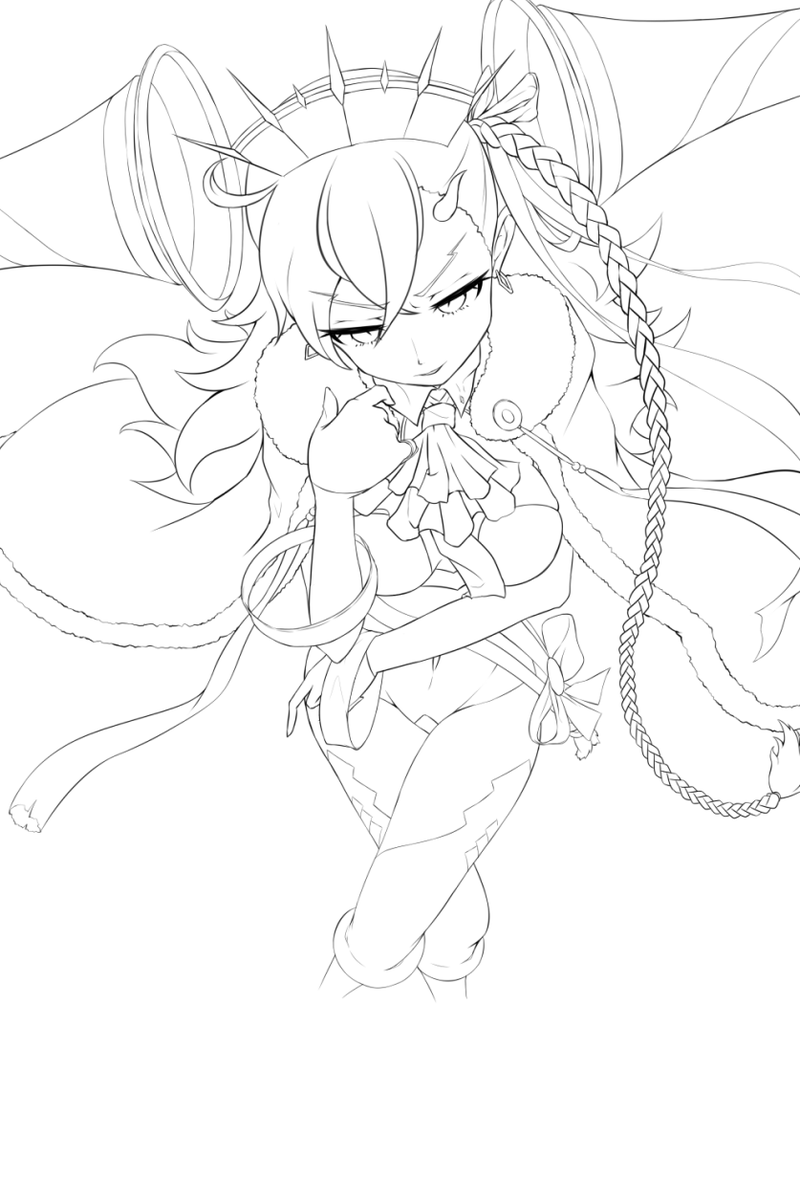 オルガマリーちゃん線画～ 