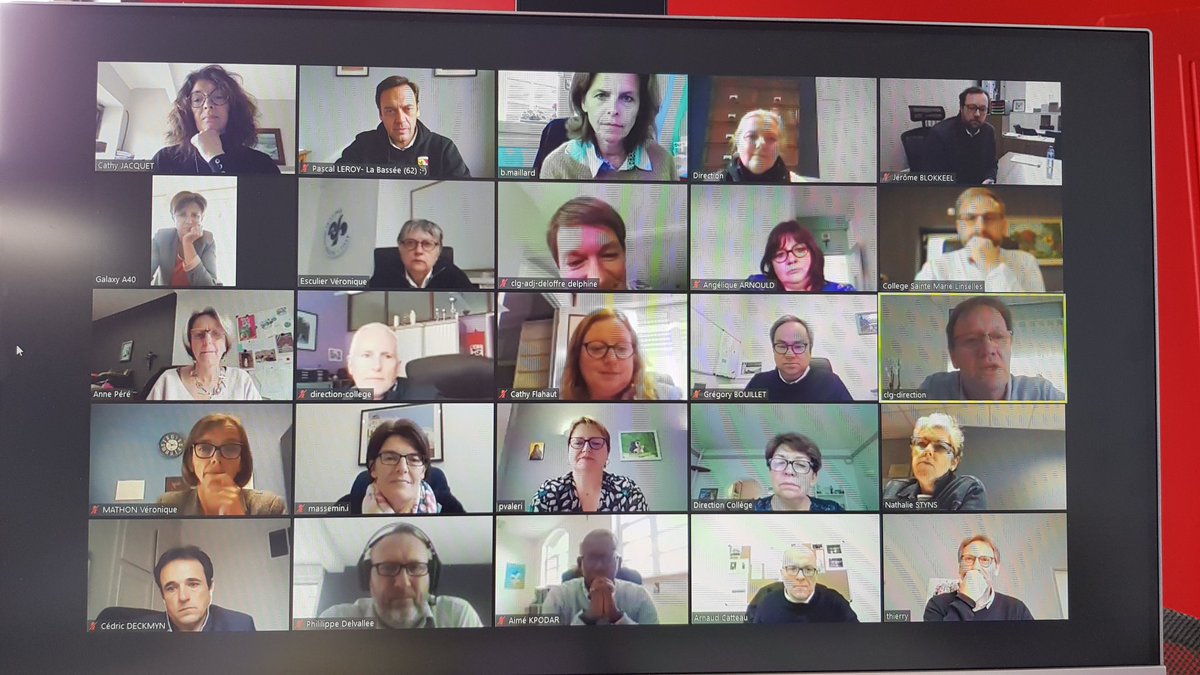 SYNADICnpdc's tweet photo. Premier CA du SYNADIC NPDC 100% visio avec 52 adhérents pour aborder le retour des élèves en cette période de déconfinement mais aussi le mouvement des maîtres et l'orientation. https://t.co/DgLWgxcBg7