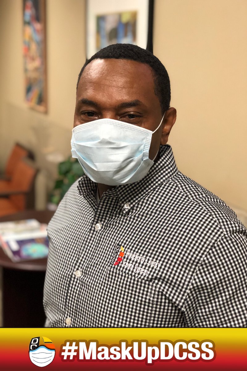 DoCoSchools's tweet photo. #MaskUPDCSS: The staff at #DoCoSchools is doing their part to prevent the spread of Coronavirus. Please do yours. #MaskupAlbany https://t.co/LCIxl9ivhe