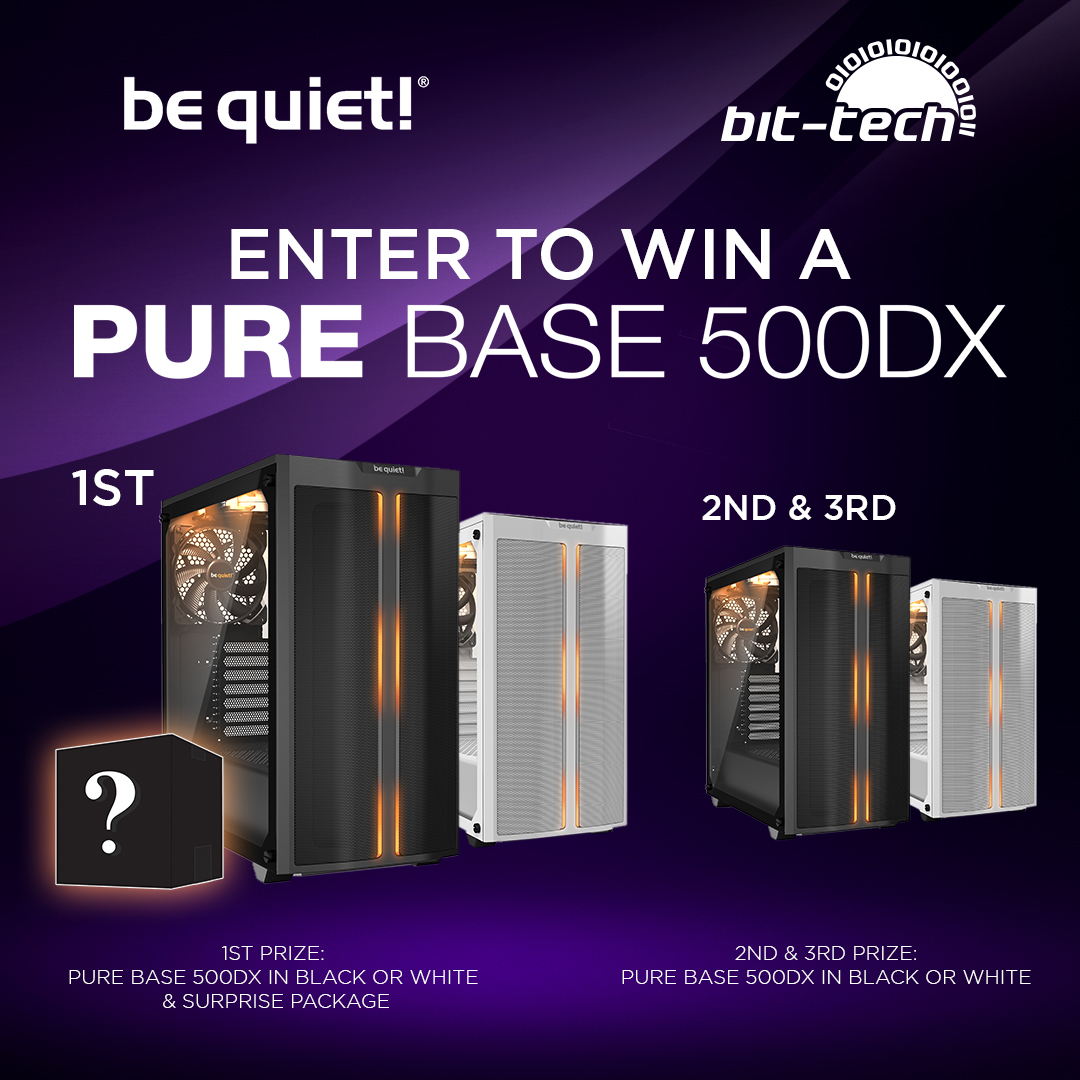 bequietofficial's tweet photo. Great Pure Base 500DX giveaway at @bittech - do not miss this chance!
https://t.co/AmVvBqQyd9
Good luck!
#bequiet #bittech #PureBase500DX #giveaway https://t.co/isRkY1IdMo