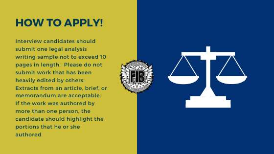 WinstonMM_FIB's tweet photo. 🚨 ATTENTION CJ AND LAW STUDENTS 🚨

The FIB has recently launched a Summer Law Internship Program and we want you to be a part of it! Join us in the Office of General Counsel and experience the best of the best in action while aiding your career! Apply Now! https://t.co/TndqLnUkgw