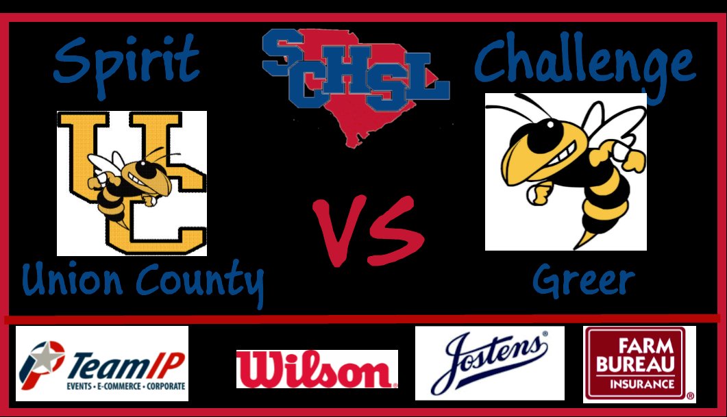 SCHSL's tweet photo. @UCHSfb vs @Greer_High #SCHSLSpiritChallenge #Round2Day2 https://t.co/b1g2ekqoli