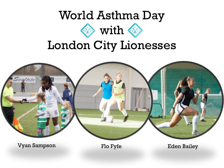LC_Lionesses's tweet photo. Today is #WorldAsthmaDay! A few of your London City Lionesses who have experienced asthma shared a few #PlayerTips. 🙌 

#TipTuesday #LondonCityLionesses 
( @VV_SAMPSON @flofyfe ) https://t.co/5nR4dv3Wti