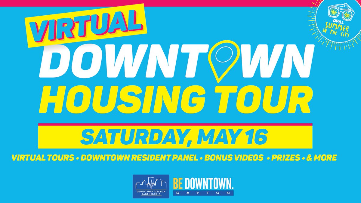 DowntownDayton's tweet photo. JOIN US. CLICK. EXPLORE. 
Our Downtown Housing Tour is going VIRTUAL: https://t.co/m58y8BpKD3 https://t.co/mXz9ksPQKo