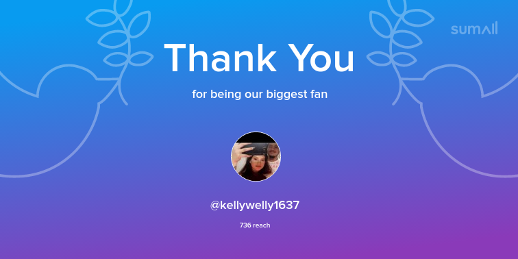 JoacieG's tweet photo. Our biggest fans this week: kellywelly1637. Thank you! via https://t.co/t7GBuStI4O https://t.co/KZ5DUfjk0F