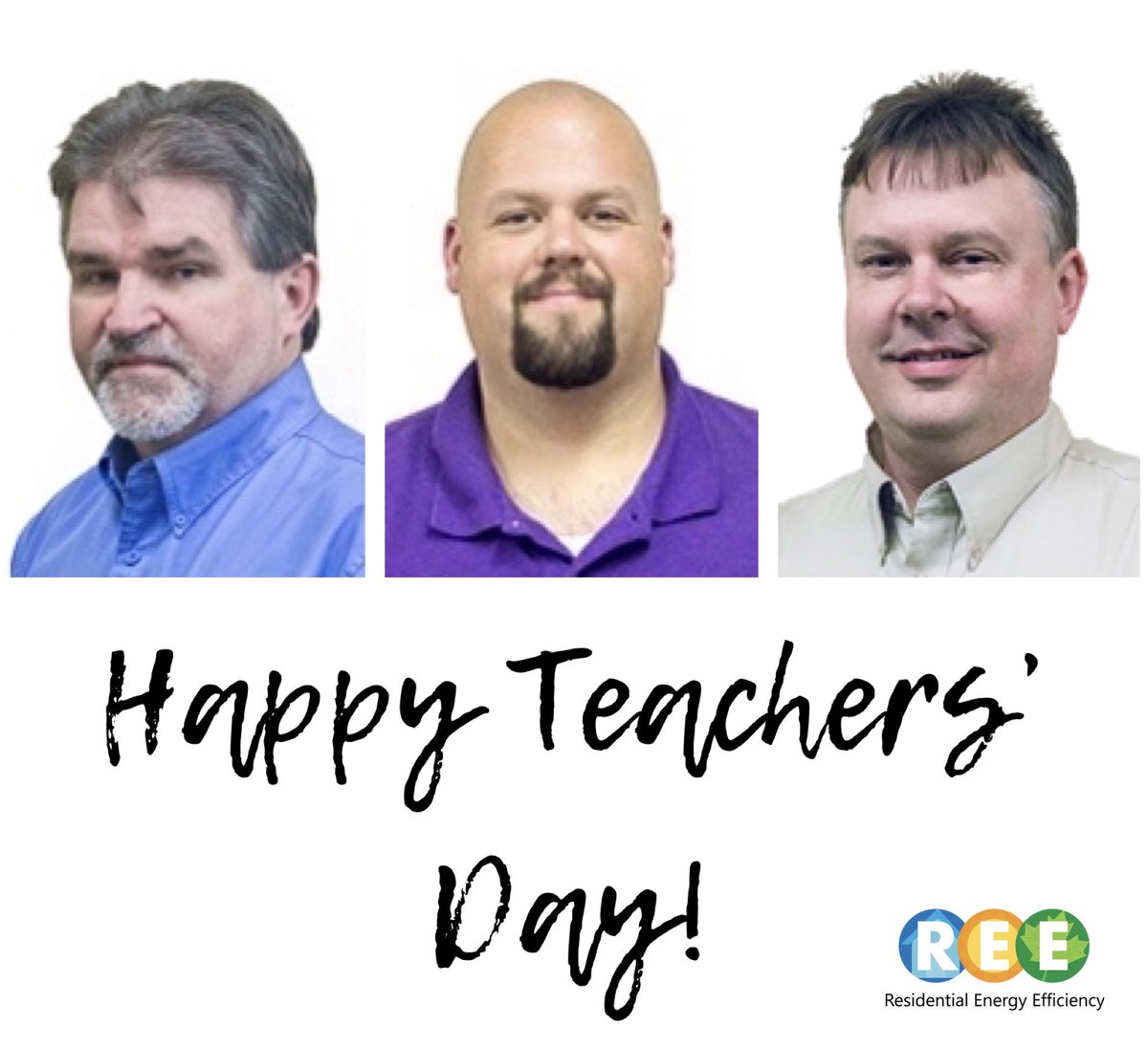 _REE_Training's tweet photo. Happy Teachers’ Day! We’d like to thank our wonderful instructors, who have found innovative ways to provide virtual training and technical assistance to our partnering agencies during COVID-19. #teachersday #energyefficiency #virtualtraining #weatherization #learnree https://t.co/W4iw0s8H6M