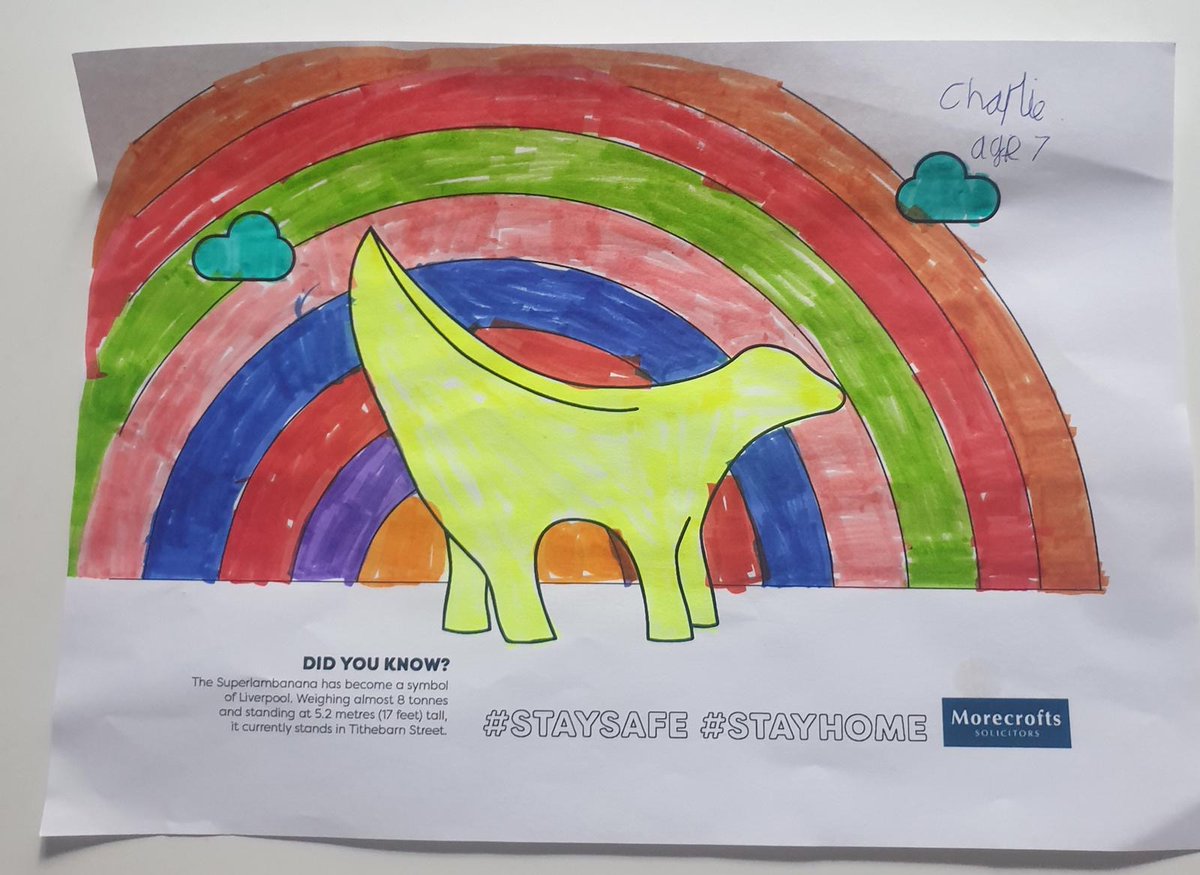 Morecrofts's tweet photo. 7-year old Charlie has done an absolutely fantastic job of colouring in our Superlambanana poster - we just love it!
Don't forget to keep sharing your pics! #GetColouring https://t.co/g5kI9jfO4N