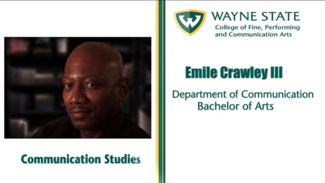 emile_versant's tweet photo. I wanted to give a special shout out to the graduating class of 2020!!! Wayne State University. Go Warriors! https://t.co/8KjqgImMyl