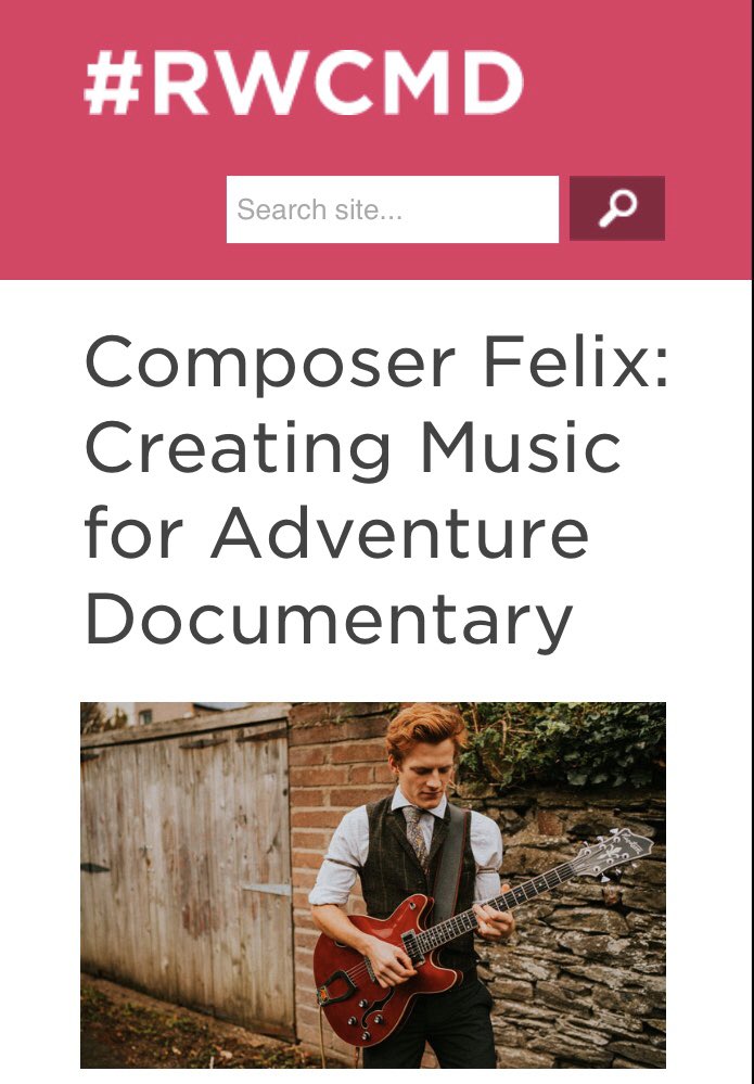 Big love to <a href="/rwcmd/">Royal Welsh College of Music & Drama</a> for their blog about my work on Adventure Together, the BASE jumping doc following the legends that are Tim and Eva Howell
•
blog.rwcmd.ac.uk/2020/04/30/com…
•
#rwcmd #basejumping #adventuretogether #edgesport