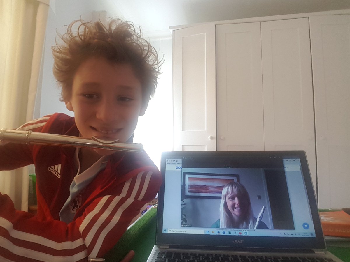 kirstyenglishUK's tweet photo. E-flute lessons a big hit in our house. Well done Sally @MertonMusic #MertonMakingMusic for making it happen. https://t.co/RV6hGrFwSB