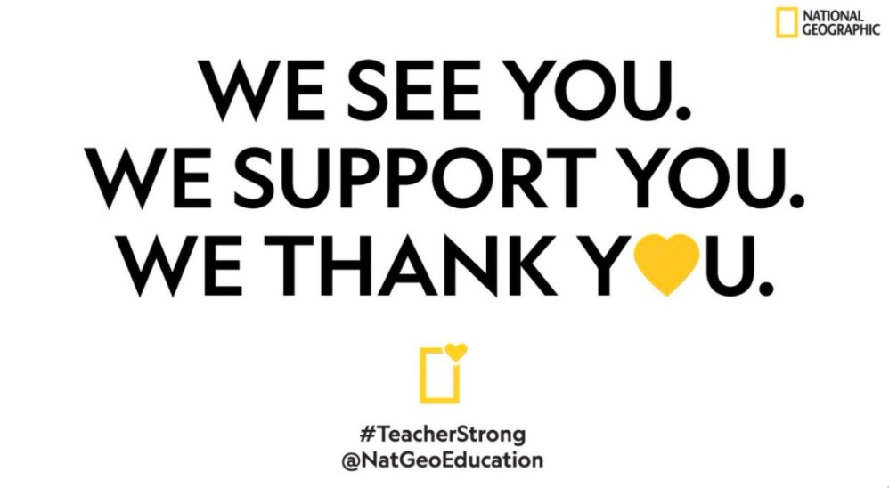JulieBecnel's tweet image. Big shout out to all the educators out there. We see the passion &amp;amp; devotion you lead with today and every day. Special shout out to my 5th grade teacher Mrs. Sullivan for sparking my love for SS &amp;amp; exploration. You all inspire us. Happy Teacher Appreciation Week! #TeacherStrong