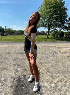 Our featured cheerleader of the day is Payton. Payton is an upcoming Junior and this will be her 3rd year as an LHS cheerleader. She enjoys working with students with special needs, attending church, and kayaking. Welcome Payton, to the 2020-2021 LHS cheer squad.