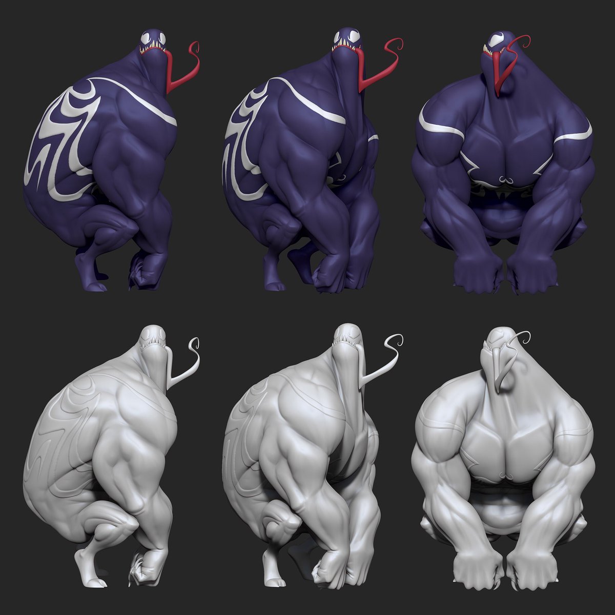 _misterhu_'s tweet photo. Venom !

My 4th character for the 6 fan art challenge on Instagram ! Wanted to sculpt this guy for a while, and here he is !!

@Marvel @pixologic https://t.co/ee1JEh3PiD