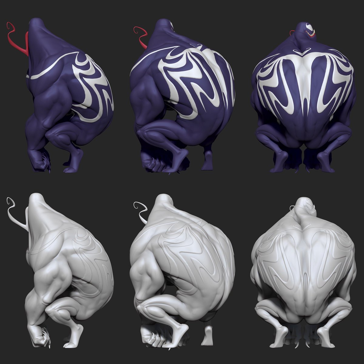 _misterhu_'s tweet photo. Venom !

My 4th character for the 6 fan art challenge on Instagram ! Wanted to sculpt this guy for a while, and here he is !!

@Marvel @pixologic https://t.co/ee1JEh3PiD