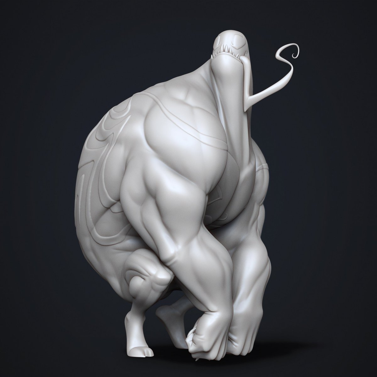 _misterhu_'s tweet photo. Venom !

My 4th character for the 6 fan art challenge on Instagram ! Wanted to sculpt this guy for a while, and here he is !!

@Marvel @pixologic https://t.co/ee1JEh3PiD
