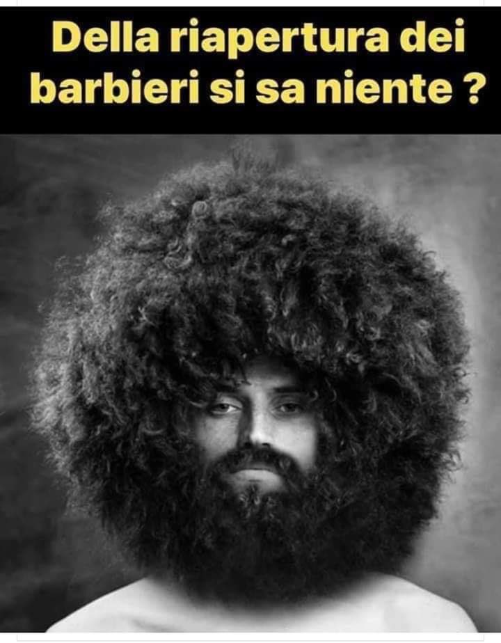 davidefent's tweet photo. @Quirinale @GiuseppeConteIT @robersperanza @pbersani @FontanaPres Fate aprire i #parucchieri già da domani @NicolaPorro @BerniniAM @DeborahBergamin @ettoremaria @StaseraItalia @LSpallino @Capezzone @lucasommi72 @DiegoMinonzio https://t.co/zderLZ9qNf