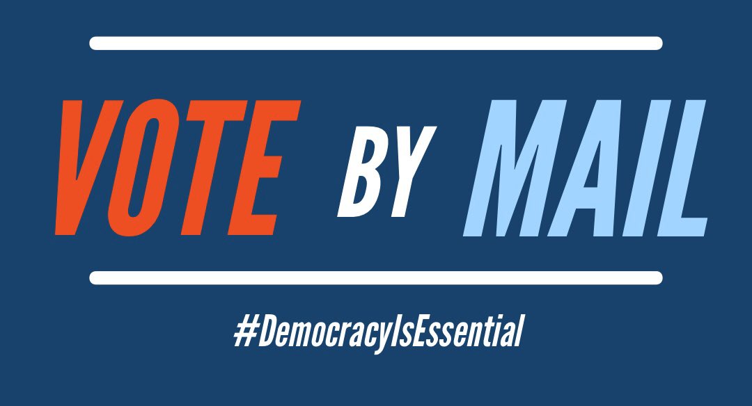 Be on the lookout for your ballot to #VoteByMail in the Presidential Primary Election 6/2. Ballots will get to voters across the state by mid-May #DemocracyIsEssential 📬