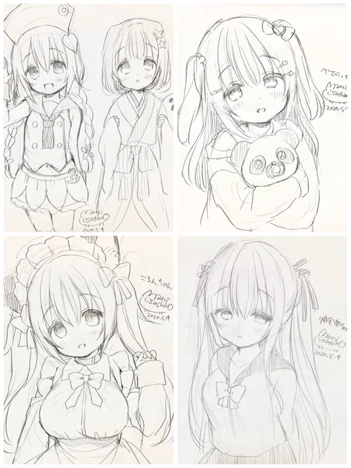 エアスケブつづき!✍️🐰✍️ 