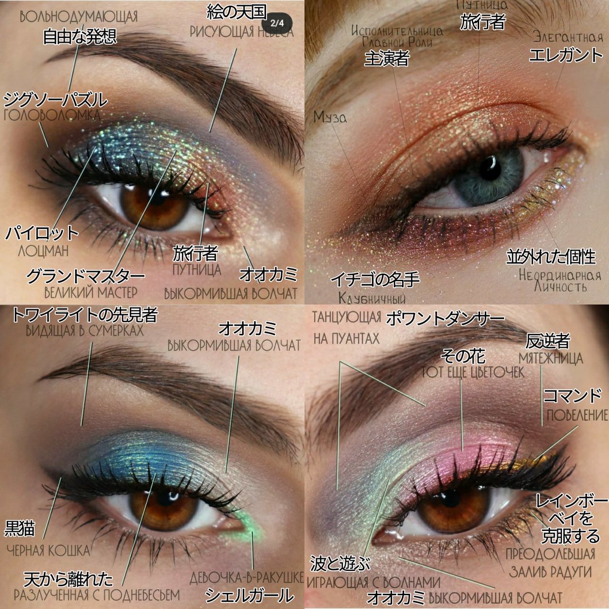 Lazy On Twitter ロシアのヤバい粉 ロシアのヤバい粉メイク例翻訳 1箇所分かりませんでした