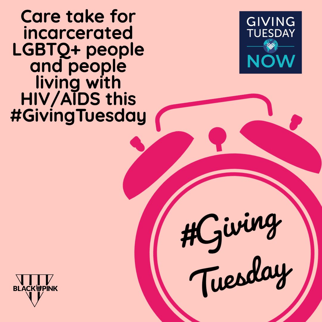 BLACKandPINKorg's tweet photo. #GivingTuesday is HERE y’all! #FundHealth & #FundAccess for currently & formerly incarcerated LGBTQ+ folks & folks living with HIV/AIDS to care take for our national family during #COVID19🤩 https://t.co/qMHDBPheSr https://t.co/D9IZJsjHS4