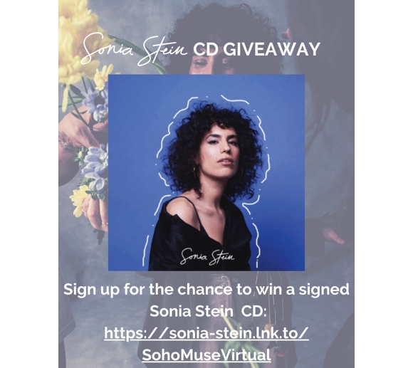 Win a signed CD by R&B singer/songwriter @SoniaSteinMusic! Register for tomorrow's live performance at 3pm EST / 12pm PST for your chance to win!!! bigmarker.com/sohomuse/SohoM…