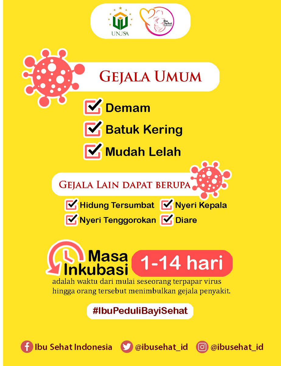 Ibusehat_id's tweet photo. Hallo moms, bgmn kabarnya? Tahu kah moms apa itu COVID-19? Apa dampak nya pada ibu hamil dan janin? Bagaimanakah gejala dan penularannya?
Akan kita bahas disini moms. 

#ibusehatindonesia #ibupedulibayisehat
#LawanCovid19 https://t.co/Yiub8Q6fRO