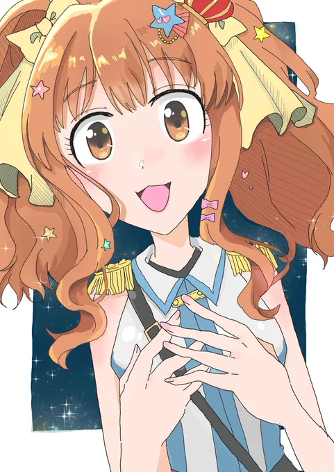 #諸星きらりバトン 
とかげさん(@tokage_ah )から回していただきました!!はぴはぴ???総選挙はきらりちゃんをよろしくお願いします!! 