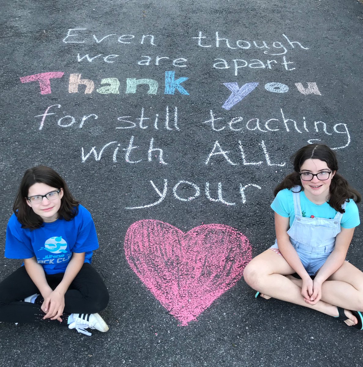 MsMontebello's tweet photo. Easily the #bestpartofmyday was getting this wonderful photo/ message from two of my students! "I just wanted to take a minute out of my day to say thank you for teaching me this year and getting me ready for 7th grade next year. I appreciate how hard you are working. Thank you!" https://t.co/wMSnywIduw