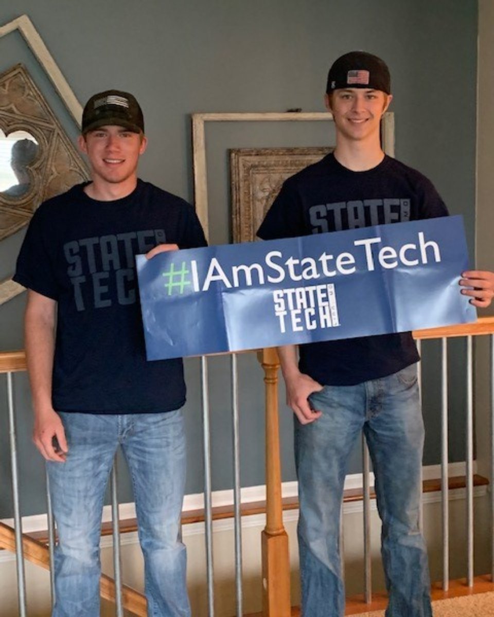 statetechmo's tweet photo. #StateTechMO welcomes Carter and Jake! #IAmStateTech https://t.co/CNzLs4knOu