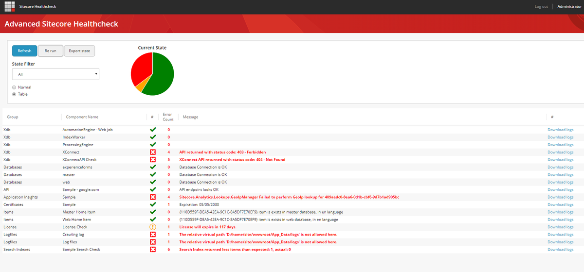 Just started testing my Advanced #Sitecore Healthcheck module on Azure PaaS Sitecore XP!
#Sitecore #SPEAK3 #SitecoreSPEAK #SPEAKUI