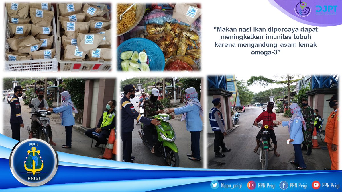 ppn_prigi's tweet photo. [Day 6] #SahabatBahari makan #nasiikan dipercaya dapat meningkatkan imunitas tubuh karena mengandung asam lemak omega 3 loo. Jadi, sudah pada makan ikan belum hari ini?
#LawanCorona #serviceexcellent #RBKKP #ZIWBK
@kkpgoid @djpt_kkp @Edhy_Prabowo @mzulficar https://t.co/CncwjFqzV1