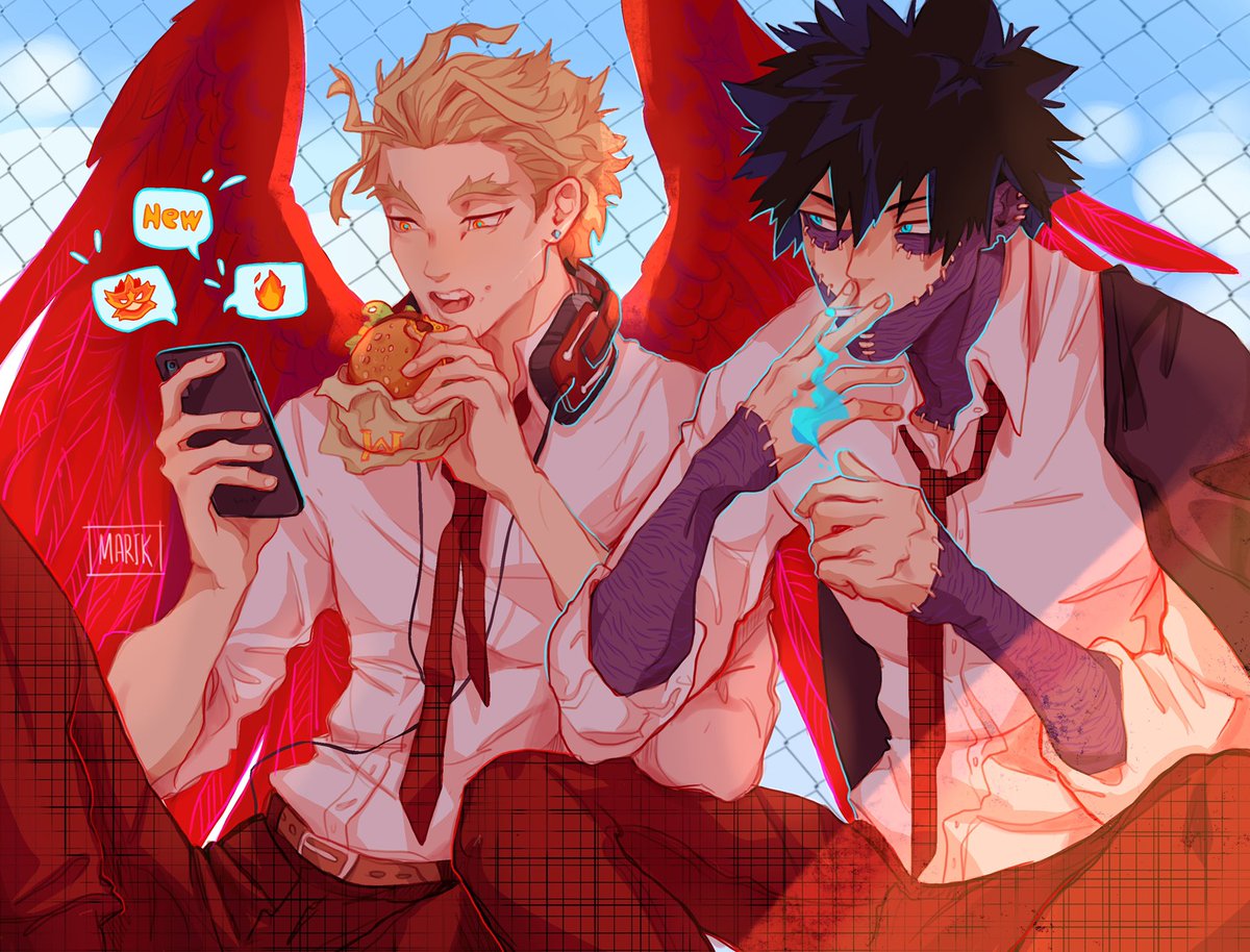 Курица и зажигалка 
#BNHA #dabihawks